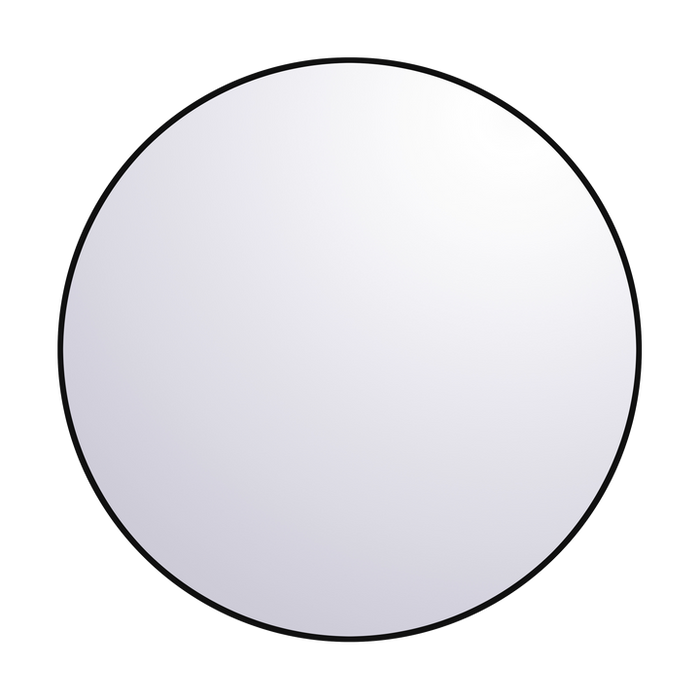 Owen 36 Bk - 36 Matte Black Framed Round Mirror With Led Lights Owen 36 Bk - 36 Matte Black Framed Round Mirror With Led Lights