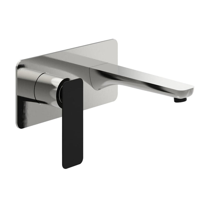 Renaldo - Brushed Nickel & Matte Black Wall Faucet Renaldo - Brushed Nickel & Matte Black Wall Faucet