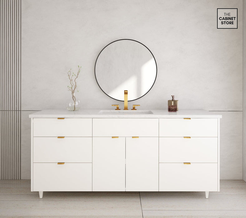 Liberty 72", High-Gloss White Vanity Liberty 72", High-Gloss White Vanity