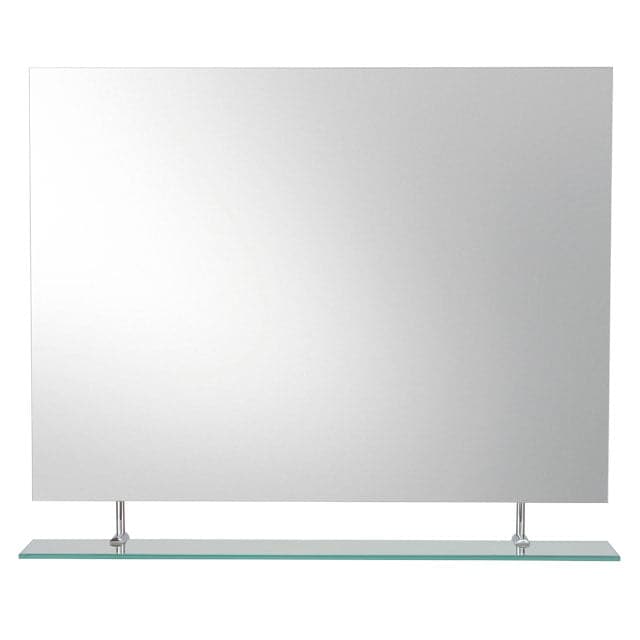 Melanie Mirror with Single Hanging Bottom Shelf - 25 5/8" x 29 1/2"