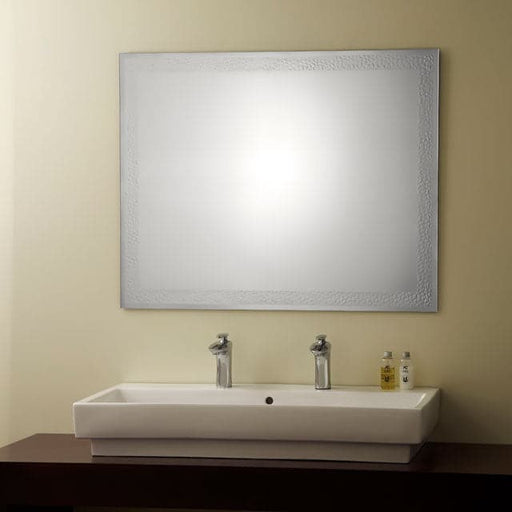 Melanie Mirror with Faux Cloud Relief - 39 3/8" x 31 1/2"