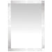 Melanie Mirror with Etched Frame Featuring Squares and Triangles - 23 5/8" x 31 1/2"