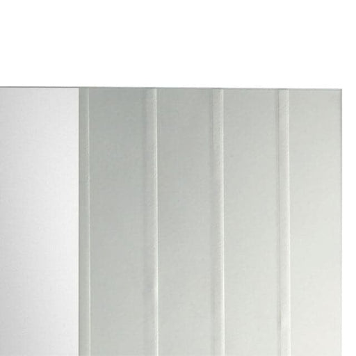 Melanie Mirror with Gradient Parallel Etching - 39 3/8" x 31 1/2"