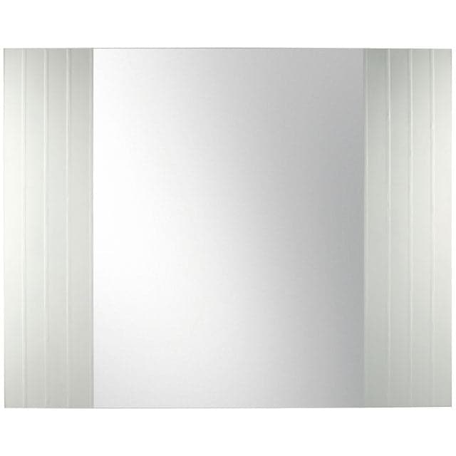Melanie Mirror with Gradient Parallel Etching - 39 3/8" x 31 1/2"