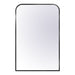 Orella - Matte Black Framed Arch Mirror
