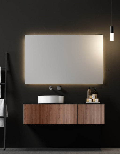 Ingrid 48’’ - Suspended Vanity 2 Drawers Wood Slat