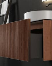 Ingrid 30’’ - Suspended Wood Slat Vanity