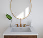 Broadview 24" Slim Wall Mount Black Walnut Vanity
