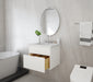 Liberty 24" Slim Wall Mount White Acrylic Vanity