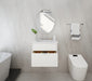 Liberty 24" Slim Wall Mount White Acrylic Vanity