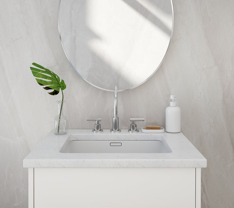 Liberty 24" Slim Wall Mount White Acrylic Vanity