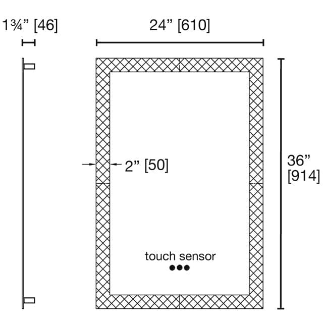 Halo Perimeter LED Lighting - 24" x 36"