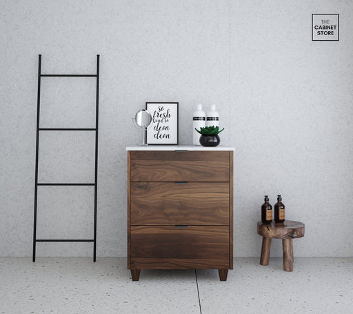 Broadview 24", Black Walnut Drawer Cabinet