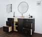 Riverdale 60", Blackened Oak Vanity