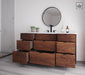 Broadview 60", Black Walnut Wood Vanity