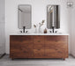 Broadview 72", Black Walnut Vanity, Double Sink