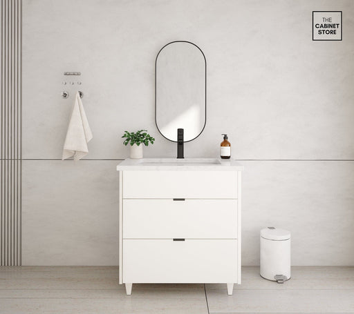 Liberty 30", High-Gloss White Vanity