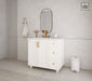 Kingsway 36", Simply White Vanity, Left Sink