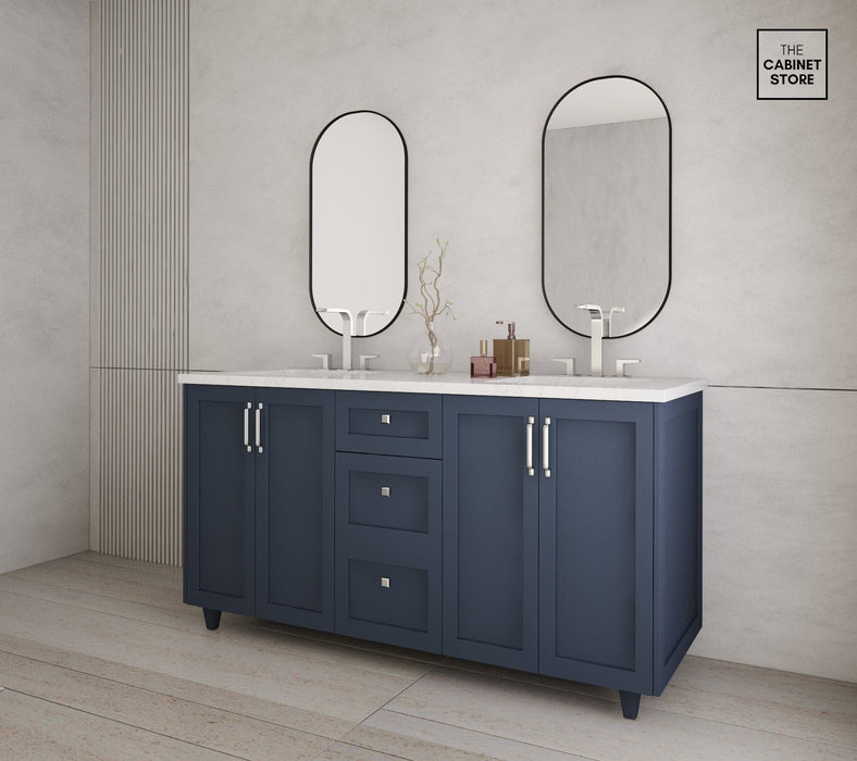 Kingsway 60", Hale Navy Vanity, Double Sink