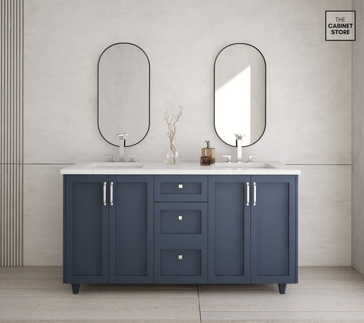 Kingsway 60", Hale Navy Vanity, Double Sink