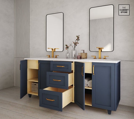 Kingsway 72", Hale Navy Vanity, Double Sink