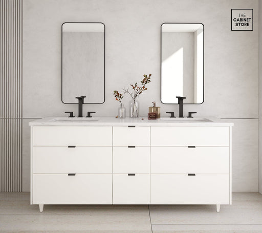 Liberty 72", High-Gloss Vanity, Double Sink