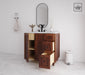 Parkdale 36", Walnut Vanity, Left Sink