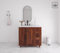 Parkdale 36", Walnut Vanity, Left Sink