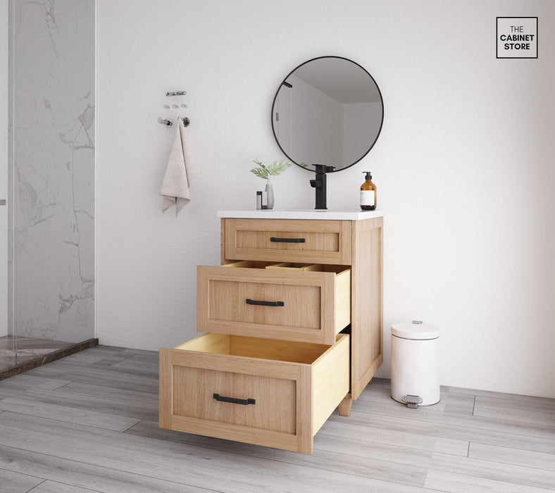 Regent 24", White Oak Vanity