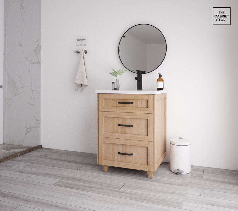 Regent 24", White Oak Vanity