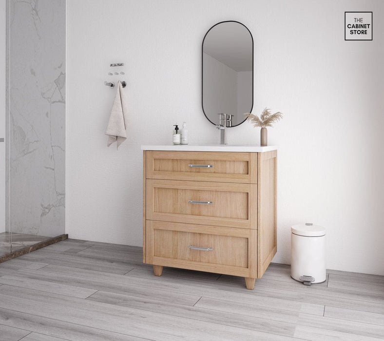 Regent 30", White Oak Vanity