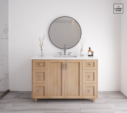 Regent 48", White Oak Vanity