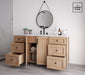 Regent 60", White Oak Vanity